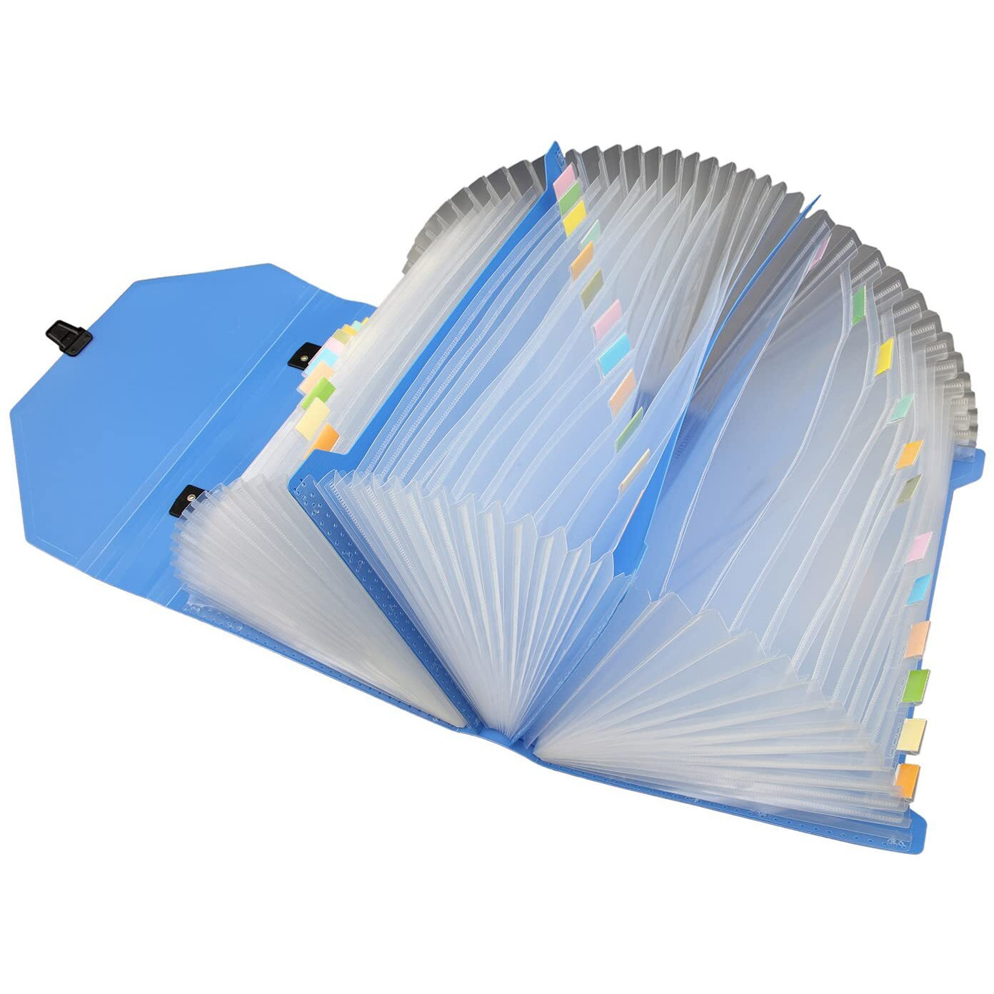 Solo EX- 904 Expanding Case-31 Pocket (Lock and Handle) - Blue