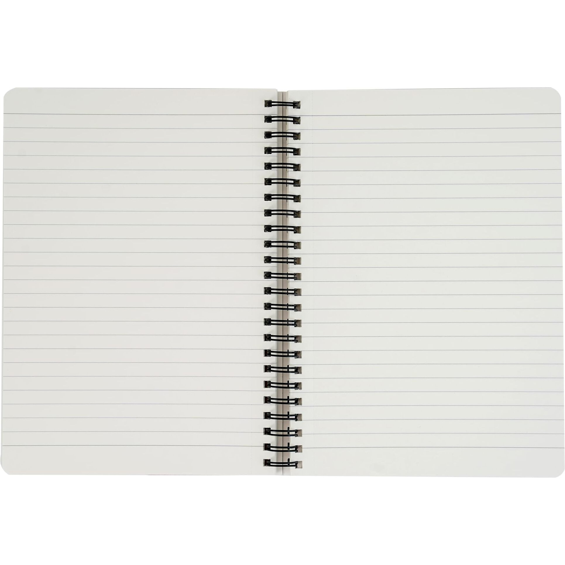 Brustro Inspire A5 Size, 1 Subject Ruled Notebook, 80 Sheets / 160 Pages, 70 GSM Ivory Paper, Black Cover with Rounded Corners, Perforated Sheets, Velvety Touch Cover for a Premium Writing Experience