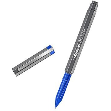 Reynolds APEX GEL 5 PEN BLISTER - BLUE | STYLISH METAL CLIP PREMIUM LOOK ROLLER PEN FOR MEN WOMEN STUDENTS & OFFICE PROFESSIONALS | REFILLABLE | SMOOTH & EFFORTLESS WRITING