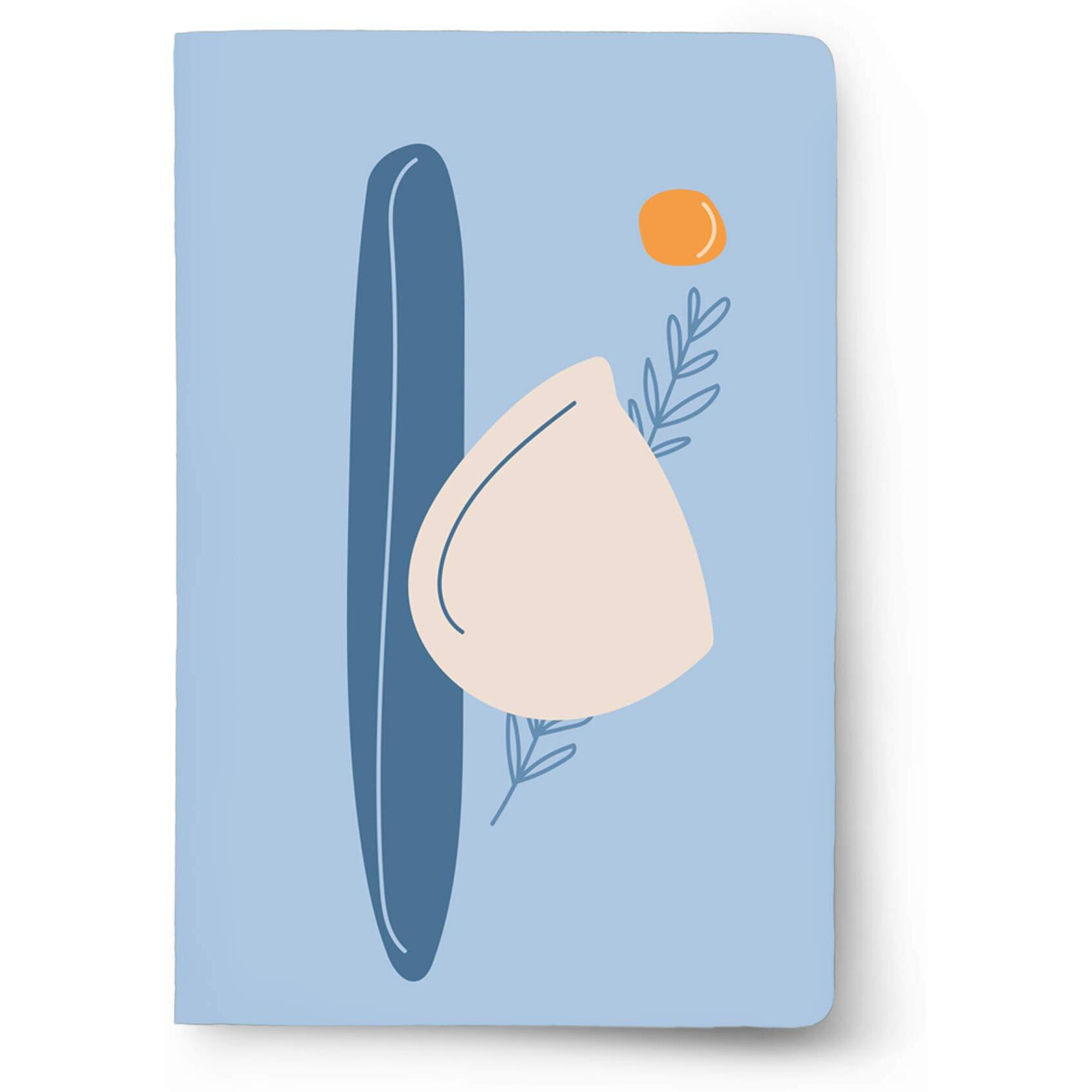 FACTOR NOTES Notebooks  A5, 100 GSM, Plain Journal Diary (The Blue Sunset)