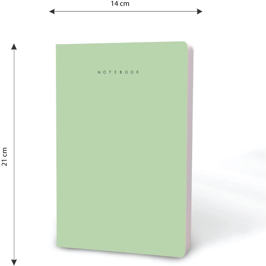 FACTOR NOTES A5 Notebook 90 GSM | Ruled | 160 Pages (Laurel Green)