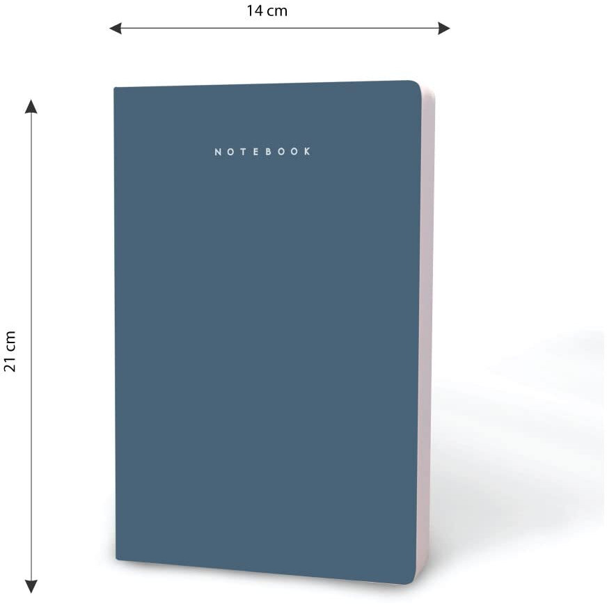 FACTOR NOTES A5 Notebook 90 GSM | Ruled | 160 Pages (Winter Blue)