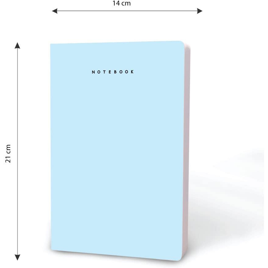 FACTOR NOTES A5 Notebook 90 GSM | Ruled | 160 Pages (Misty Blue)