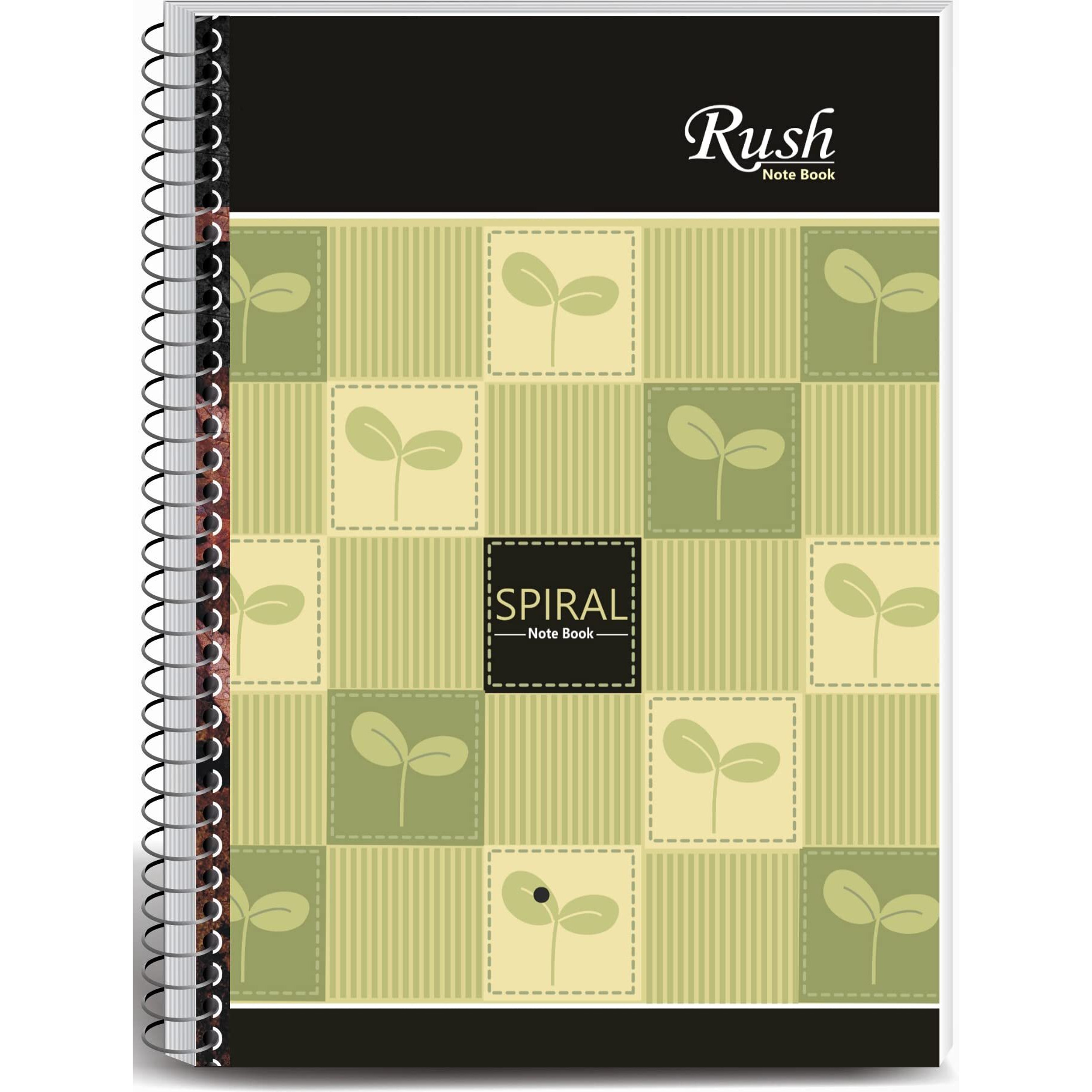 Rush 400 Pages Premium A4 Size Spiral Notebook Ruled - Spiral Register Notebooks for Students