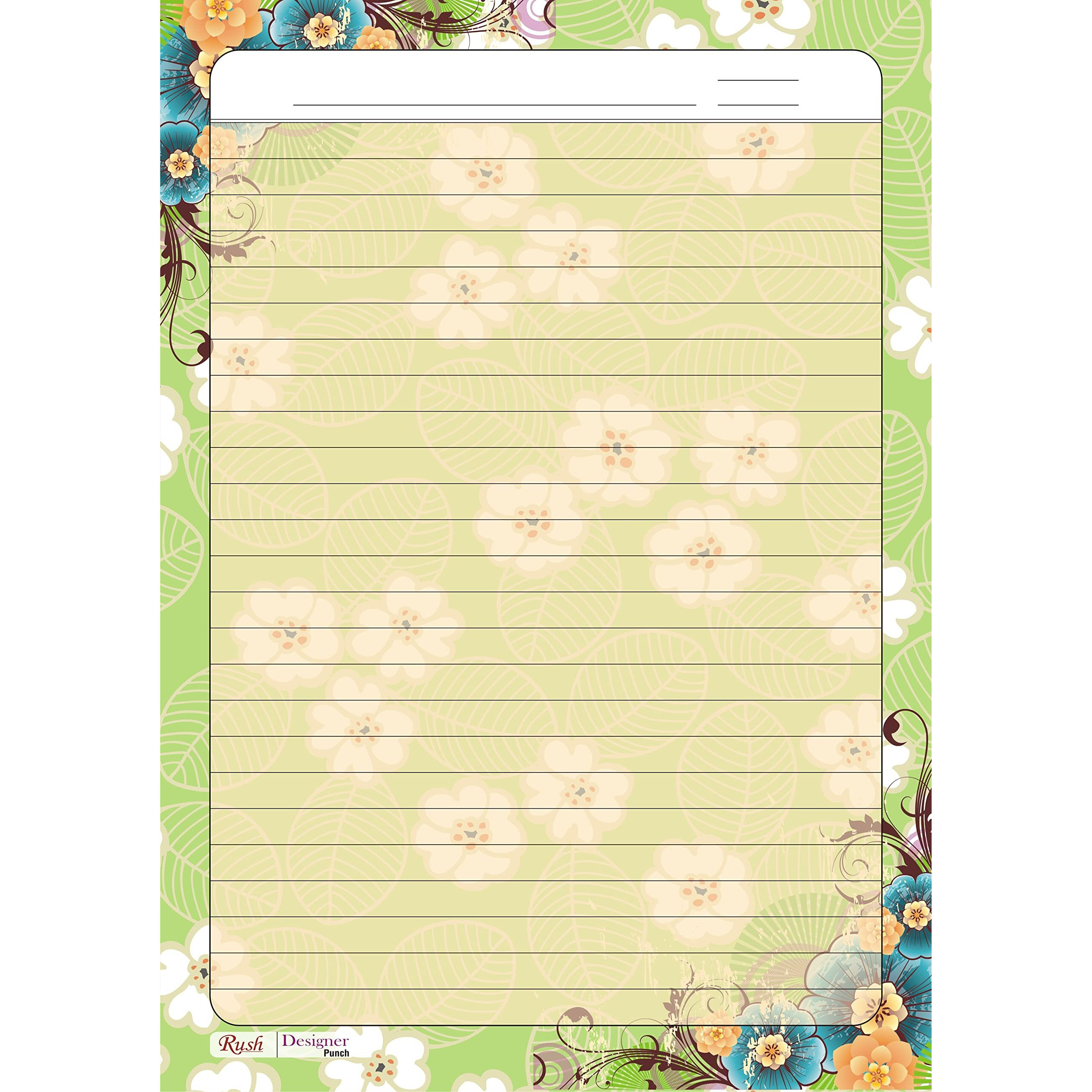 RUSH NOTE BOOKS Semi Rough A4 Size Spiral Notebook Ruled 500 Pages Notebook | Spiral Register 500 Pages | Thick Notebooks For Students | Copy Notebook 500 Pages Spiral Notebook | Ruled Rough Notebook