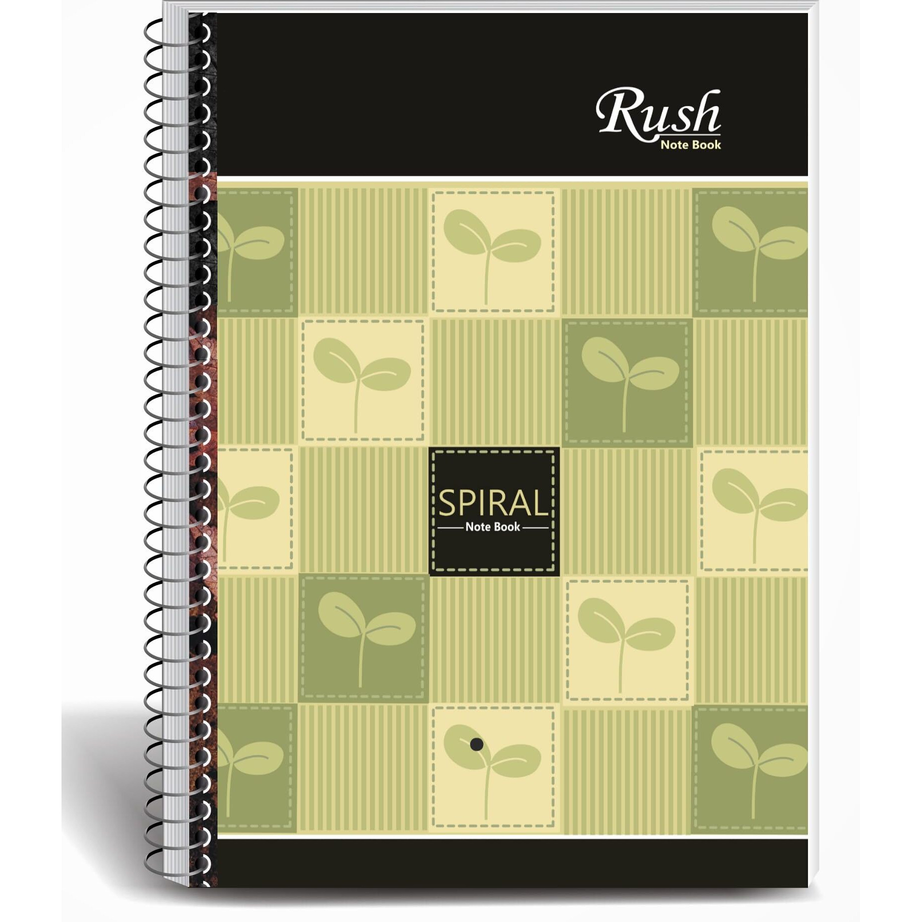 RUSH NOTE BOOKS Semi Rough A4 Size Spiral Notebook Ruled 500 Pages Notebook Ruled | Spiral Register Notebook 500 Pages | Thick Notebooks For Students | Ruled Rough Notebook