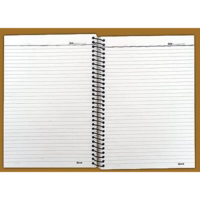 RUSH NOTE BOOKS Semi Rough A4 Spiral Notebook Ruled 400 Pages Notebook | Rough Notebooks 400 Pages Cheap | A4 Size Spiral Notebooks For Students 400 Pages | Rough Notebook | Copy Notebook 400 Pages