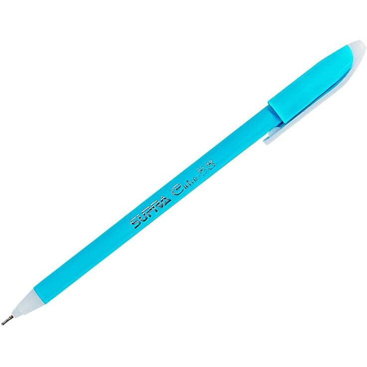 Supra Cutie Df 0.7mm Ball Point Pen Jar Pack | Lightweight & Attractive Body Colors | Ergonomic Grip for Easy Handling | Cute & Stylish Body Designs | Smooth and Fast Writing | Blue Ink, Pack of 50