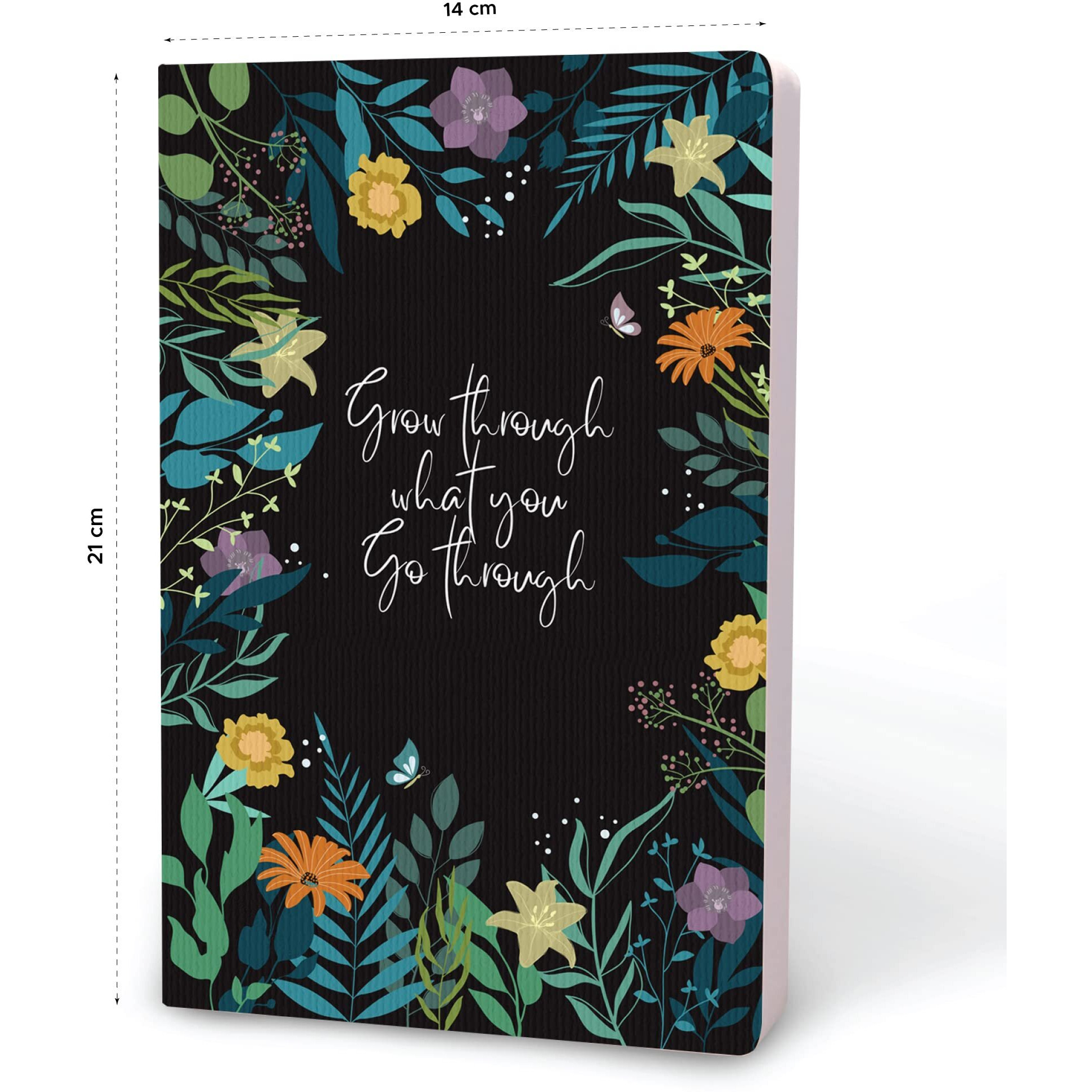FACTOR NOTES A5 Notebook Ruled | 90 GSM | 160 Pages (Night Garden)