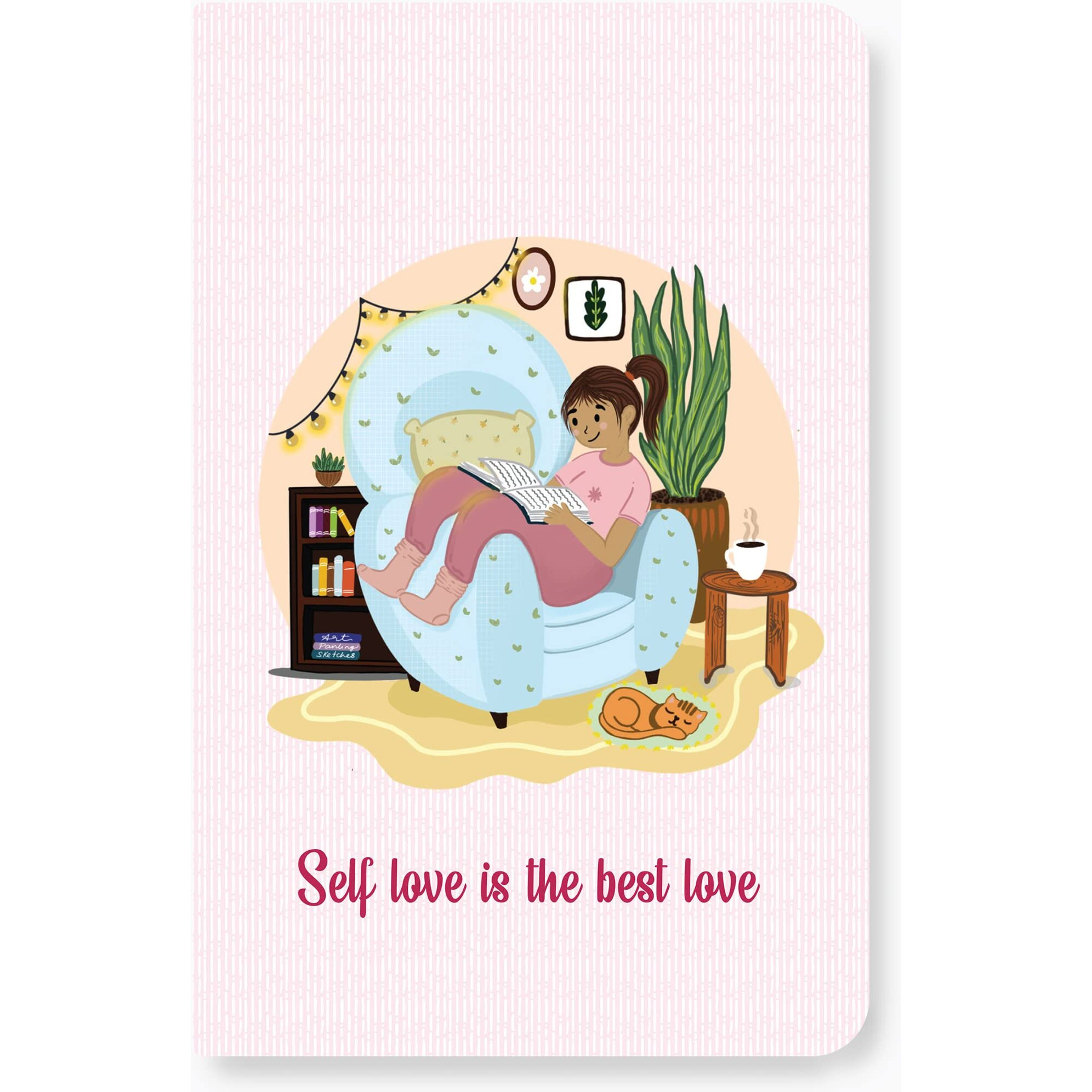 FACTOR NOTES A5 Notebook Ruled | 90 GSM | 160 Pages (Self Love)