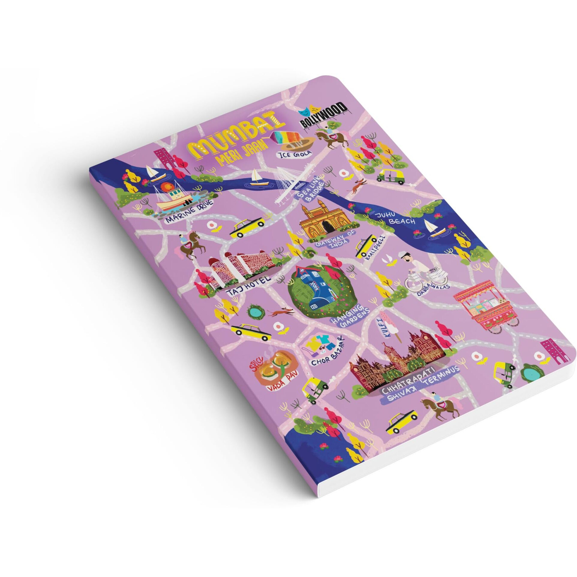FACTOR NOTES A5 Notebook Ruled | 90 GSM | 160 Pages(Mumbai Meri Jaan)