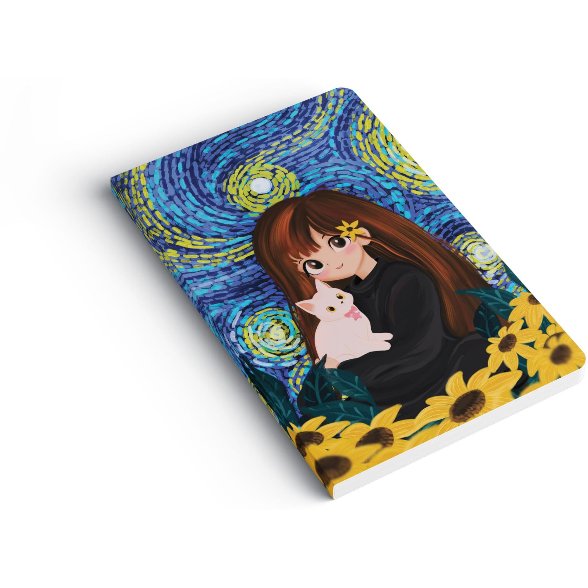 FACTOR NOTES A5 Notebook Ruled | 90 GSM | 160 Pages(Starry Night)