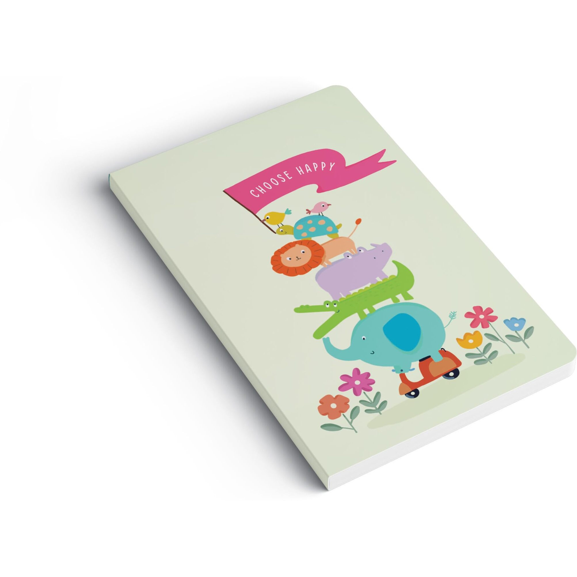 FACTOR NOTES A5 Notebook Ruled | 90 GSM | 160 Pages(Choose Happy)
