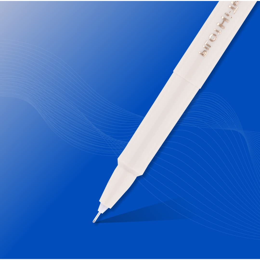 Pilot Hi-Tecpoint O5 0.5mm Extra Fine Point Roller Ball Pen | Pack Of 10 (7 Blue + 2 Black + 1 Red)