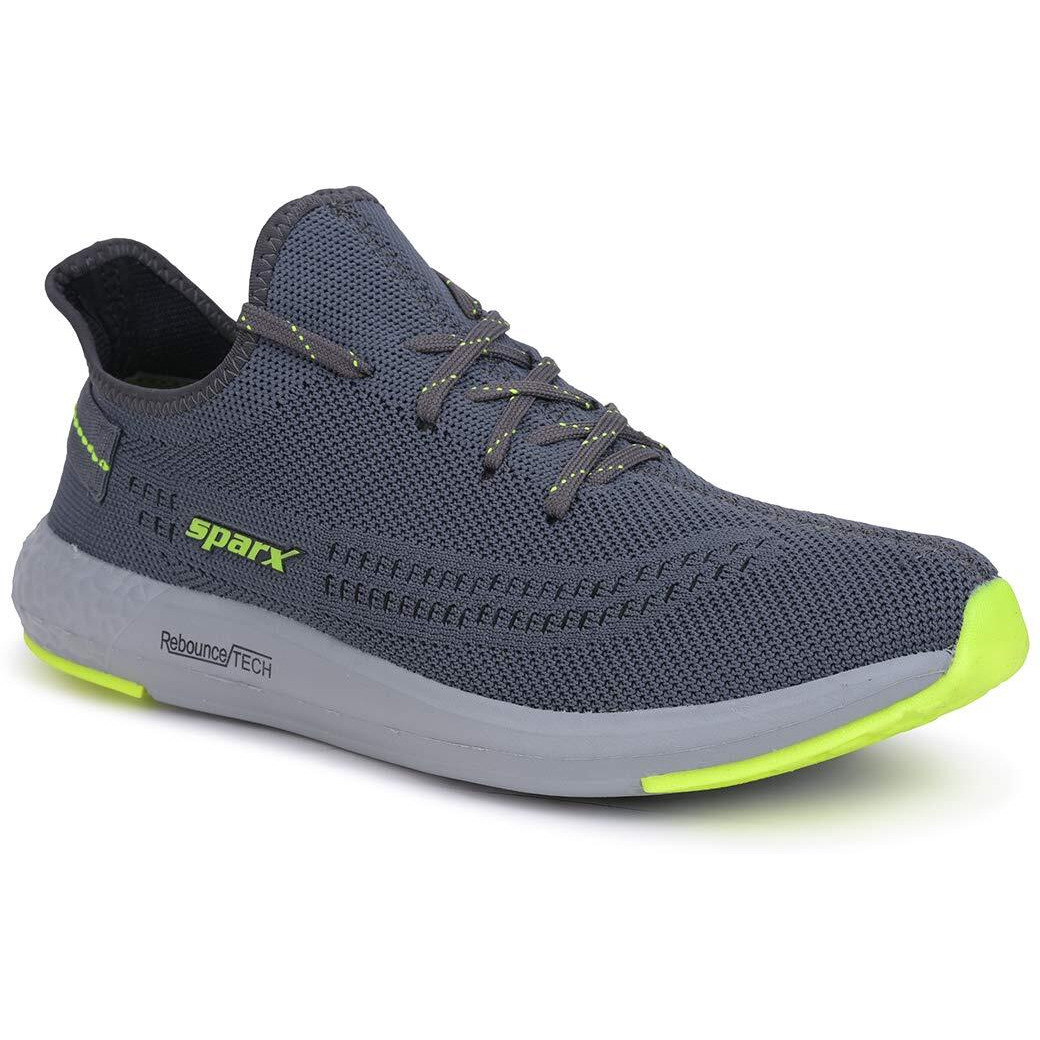 Sparx Mens SM 482 | Enhanced Durability & Soft Cushion | Green Running Shoe - 10 UK (SM 482)