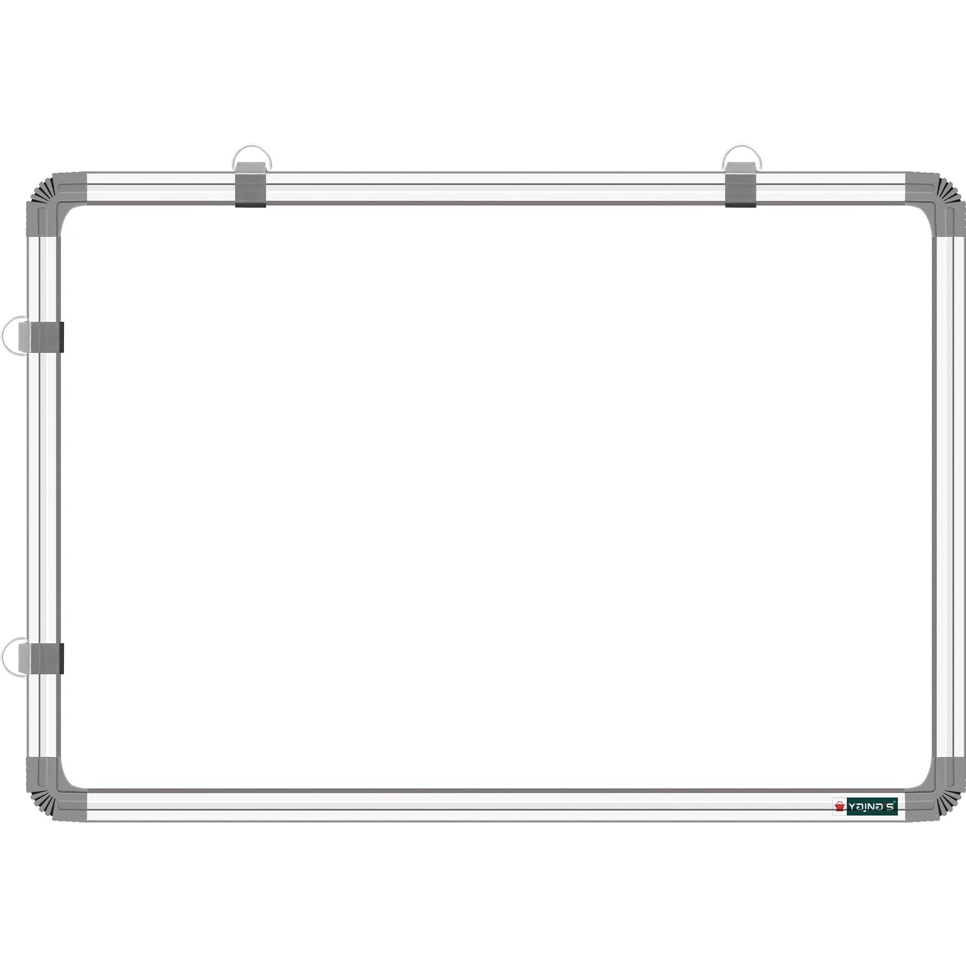 YAJNAS White Board Drywipe 2 feet x 4 feet Non Magnetic Double Sided Whiteboard and Chalkboard, Whiteboard for Kids, White Board for Home Study Room Whiteboard for Office & School