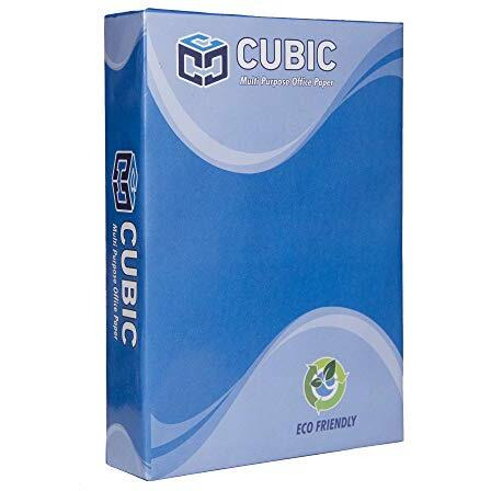 Cubic Multipurpose White Copier Paper 75 GSM - A4 | 500 Papers per Ream | 9 Reams