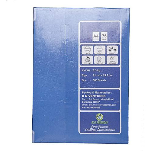 Cubic Multipurpose White Copier Paper 75 GSM - A4 | 500 Papers per Ream | 9 Reams