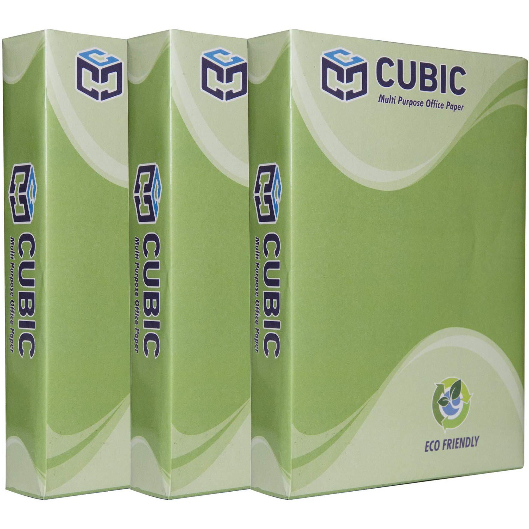 Cubic A4 70gsm Copier Paper - 500 Sheets, Pack of 3