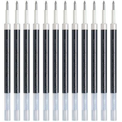 uni-ball Signo 0.7mm UMN207 & UMR-87 Gel Pen - Refill Combo | Black Ink, 2 Pcs Pens with 3 Pcs Refills