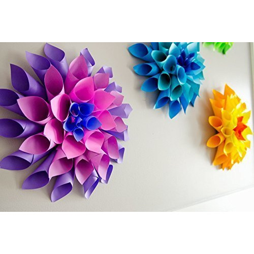 BRUSTRO Copytinta Coloured Craft Paper A4 Size 80 GSM Bright Blue Shade (AZZURRO), 30 Sheets Pack. Double Side Coloured for Office Printing, Art, Origami, Craft.