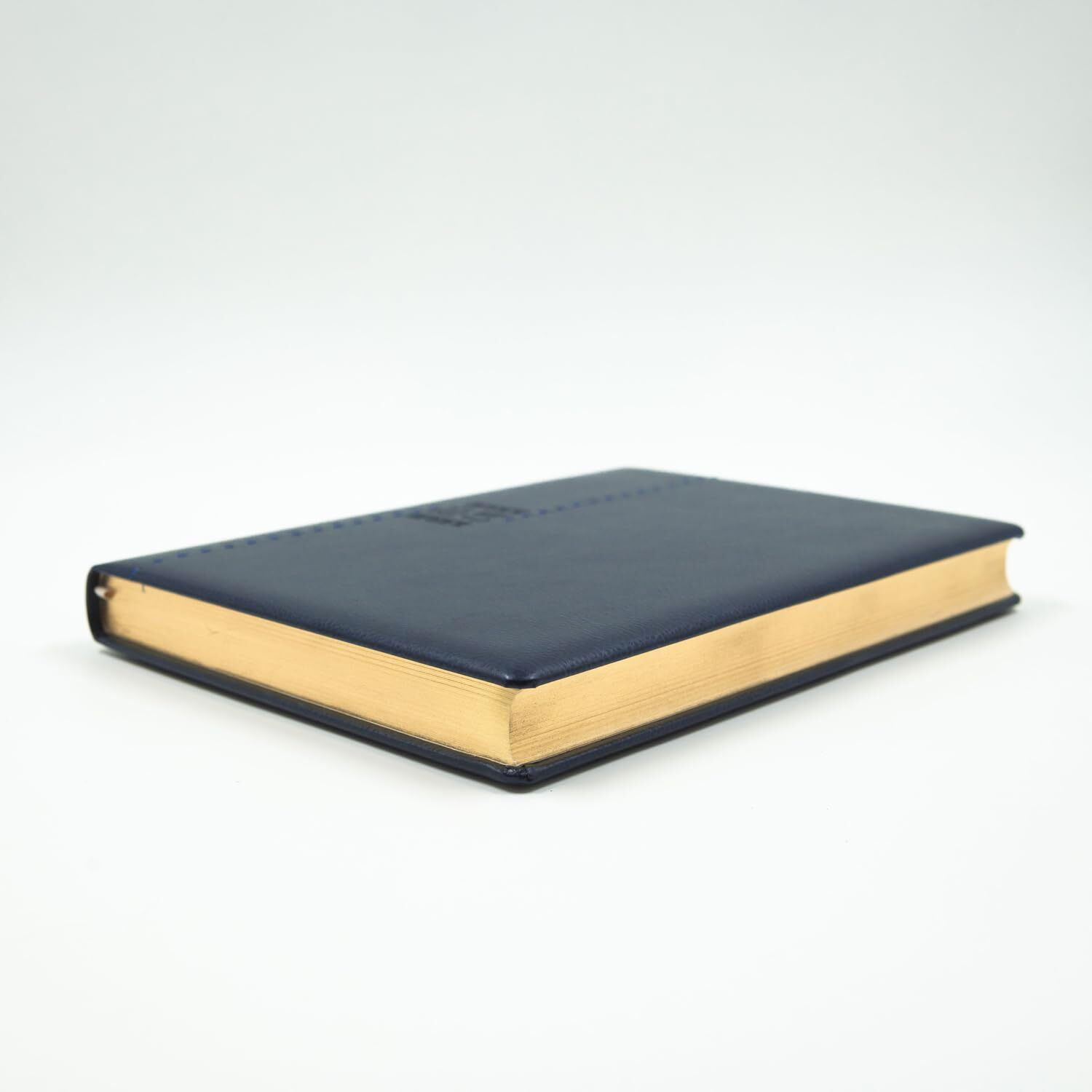 Mahavir Premium Diary 2025 | B5 Size | One-Day-to-a-Page New Year Diary | 424 pages | Natural Shade Paper | PU (Faux Leather) Cover Material | (Navy Blue)