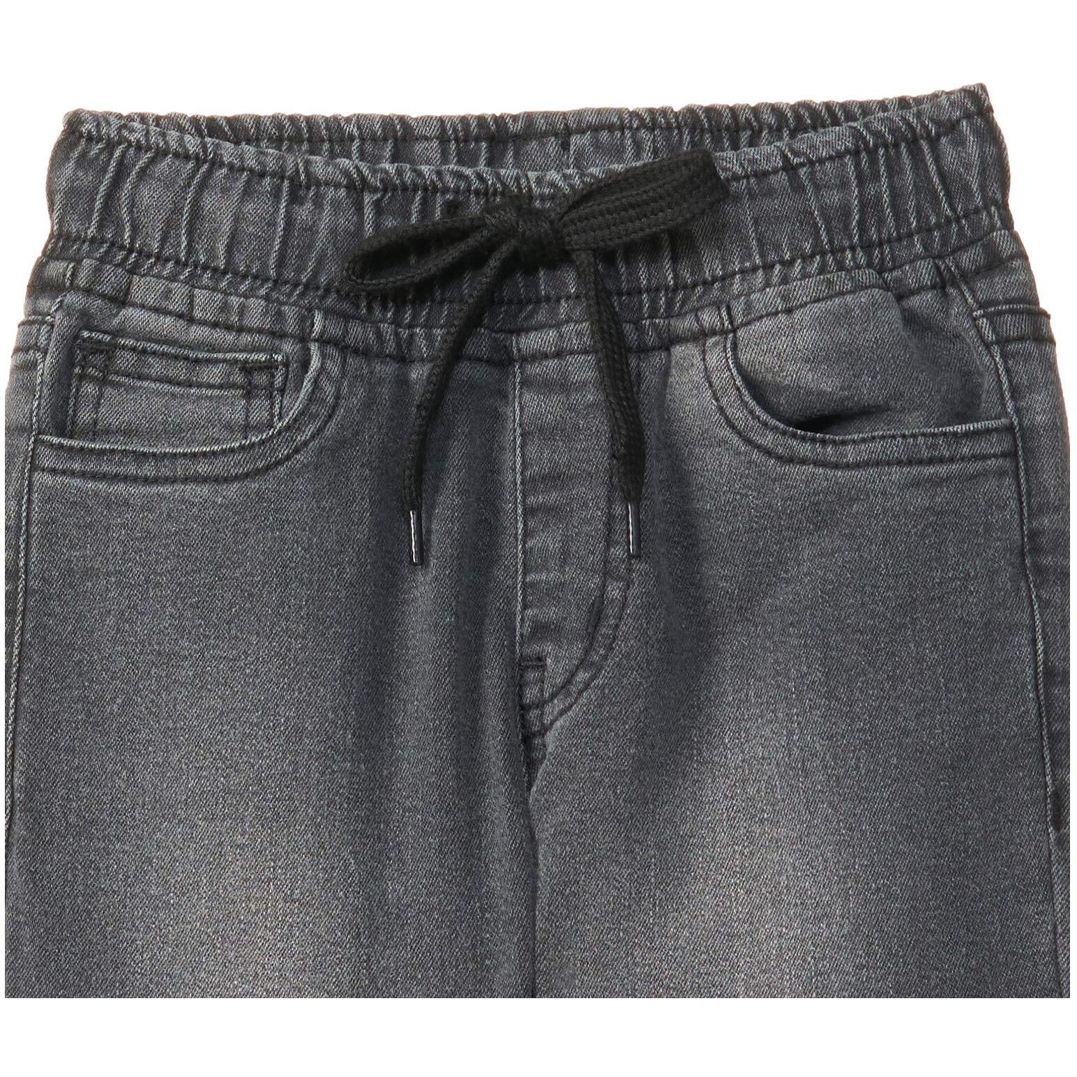 Amazon Brand - Jam & Honey Boys Elasticated Regular Fit Denim Jeans (Jogger) Lt Grey