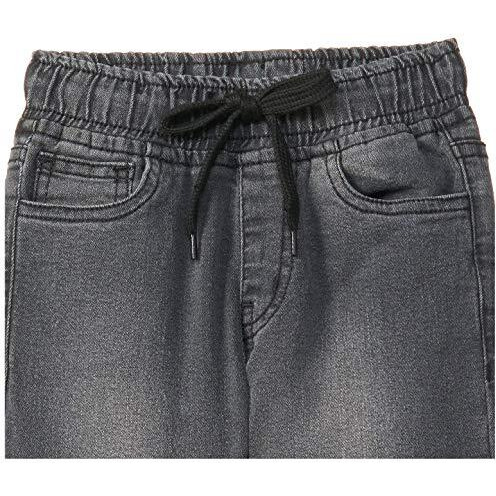 Amazon Brand - Jam & Honey Boys Elasticated Regular Fit Denim Jeans (Jogger) Lt Grey