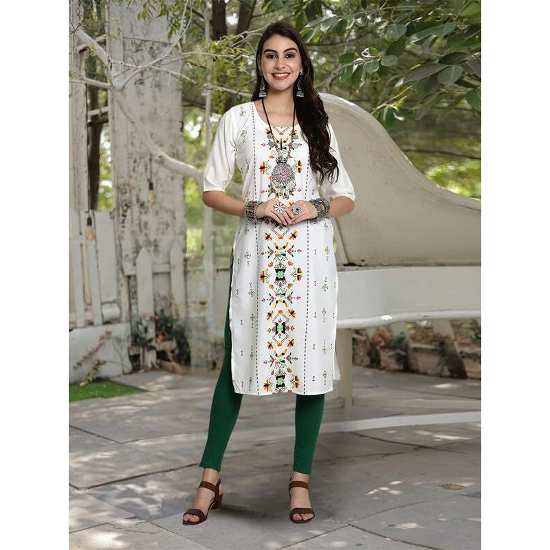 Pinkmint Printed Kurti for Women's Timeless Tradition Kurtis with a Classic Touch (Pack of 6)