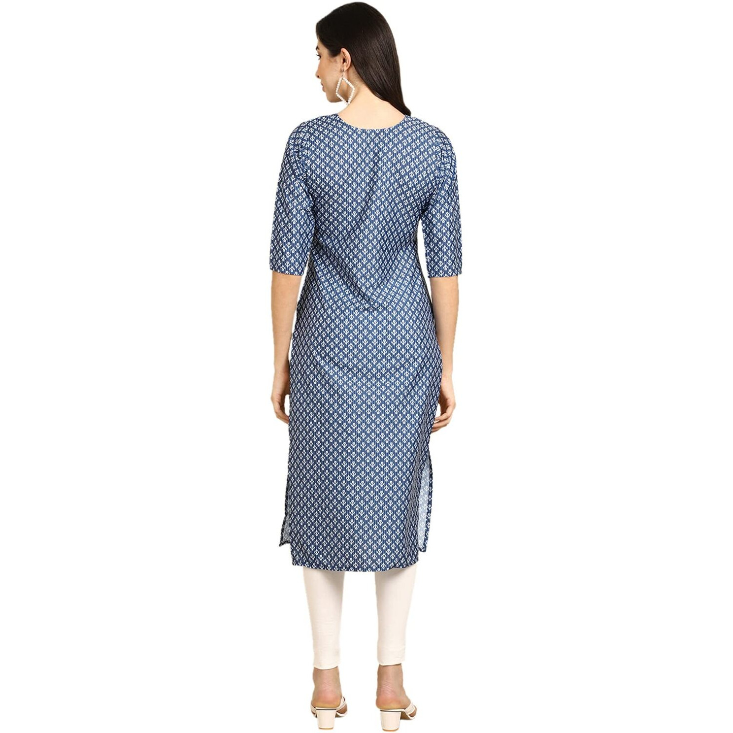 Pinkmint Women's Crepe Digital Print Straight Kurta (Pack of 5) [S-367-368-334-340-333-XXL]