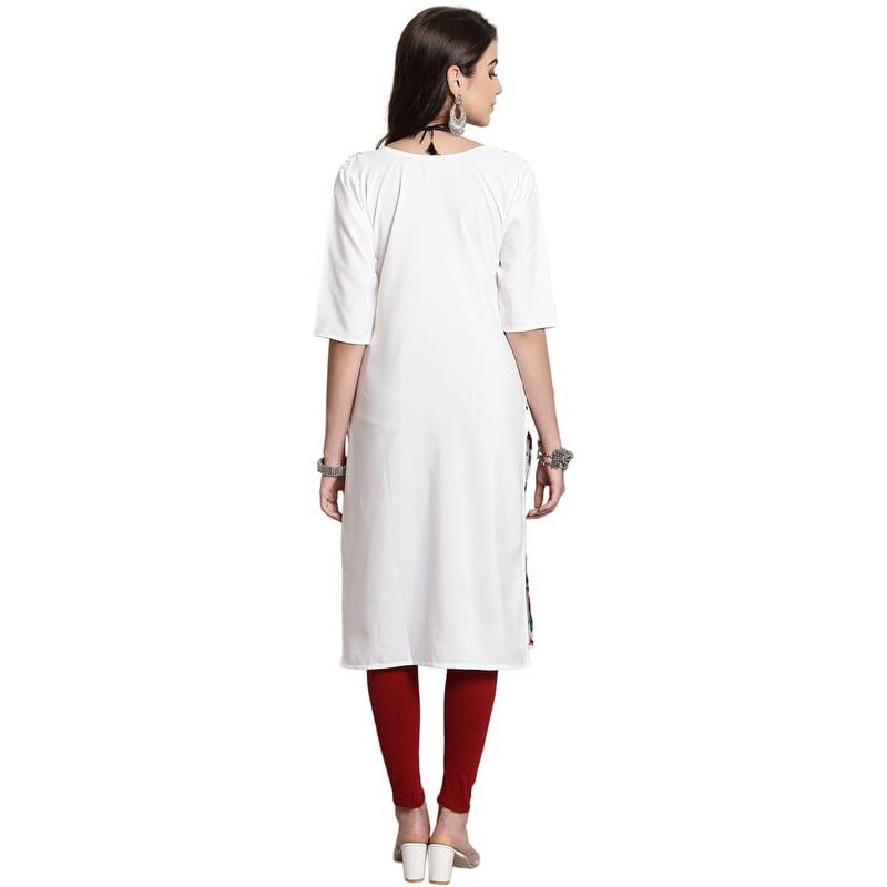 7Threads Women's Crepe Printed Straight Kurta for Women_Kurti-432-444-XXL