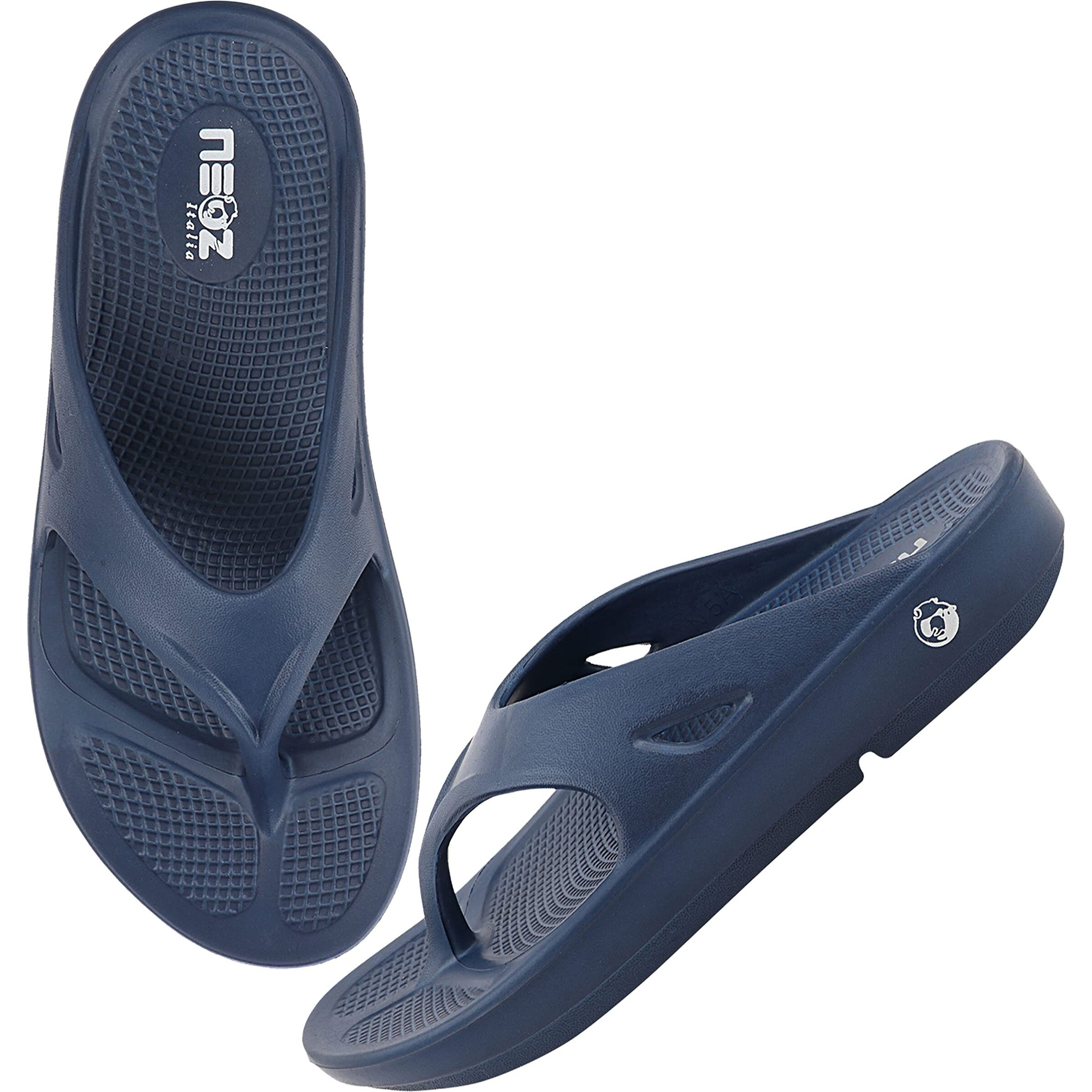 Neoz Ultra Soft Women's Slippers with Cushion FootBed for Adult | Comfortable & Light Weight| Stylish & Anti-Skid| Waterproof & Everyday Flip Flops for Ladies/Girls, W-CLASSIC-NVY_6