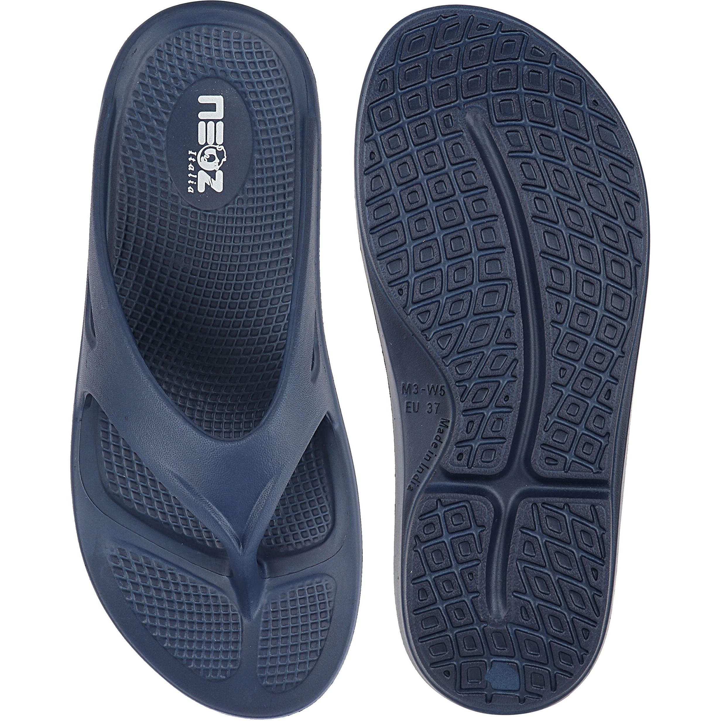 Neoz Ultra Soft Women's Slippers with Cushion FootBed for Adult | Comfortable & Light Weight| Stylish & Anti-Skid| Waterproof & Everyday Flip Flops for Ladies/Girls, W-CLASSIC-NVY_6