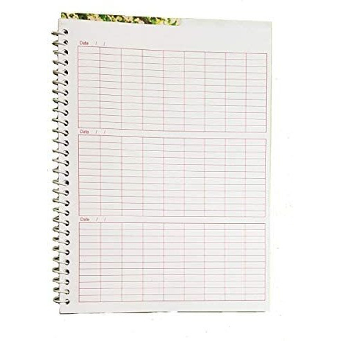 amblitz 51,000 Ram Naam Lekhan Pustika | BROAD Boxes | Well Organised | 185 X 240 MM | Spiral Bound | 70 GSM Thick Paper | PACK of 1 Notebook |