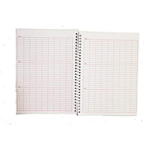 amblitz 51,000 Ram Naam Lekhan Pustika | BROAD Boxes | Well Organised | 185 X 240 MM | Spiral Bound | 70 GSM Thick Paper | PACK of 1 Notebook |