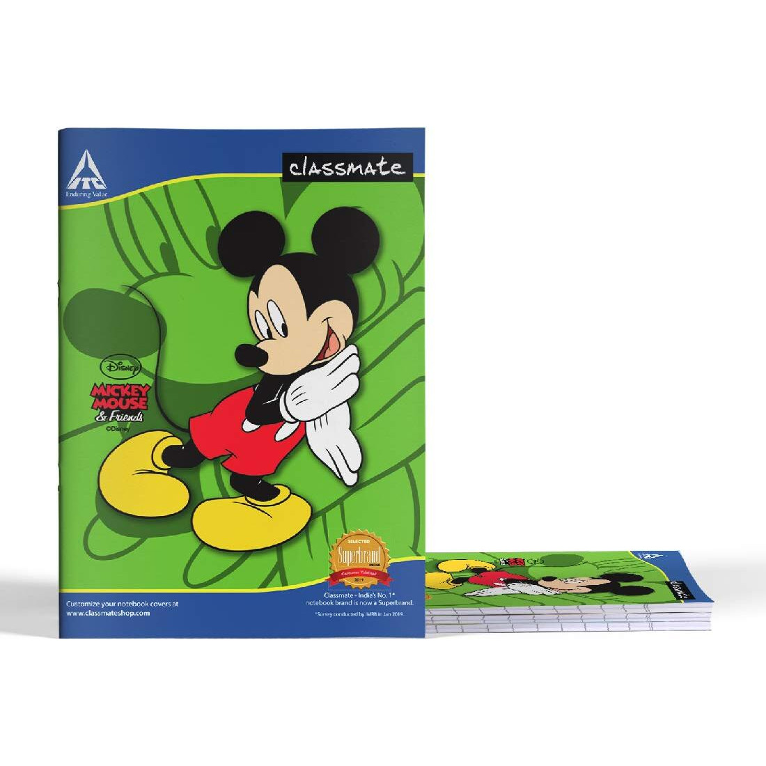 Classmate Notebook - Unruled, 72 Pages, 240 mm x 180 mm - Pack Of 4