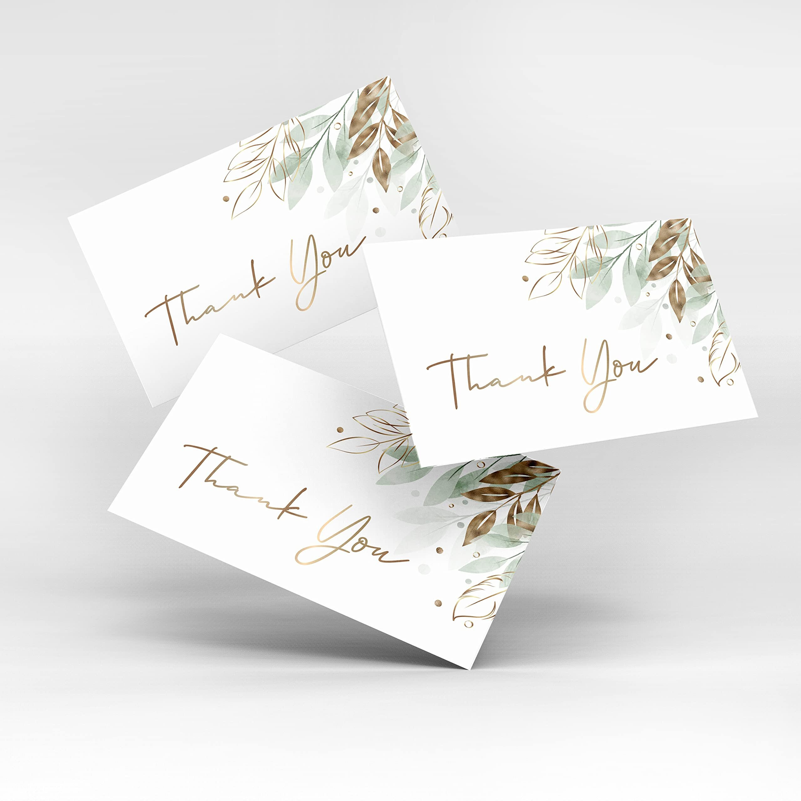Clickedin - 50 Pieces Thank You Greeting Cards and Tags for All Occasion