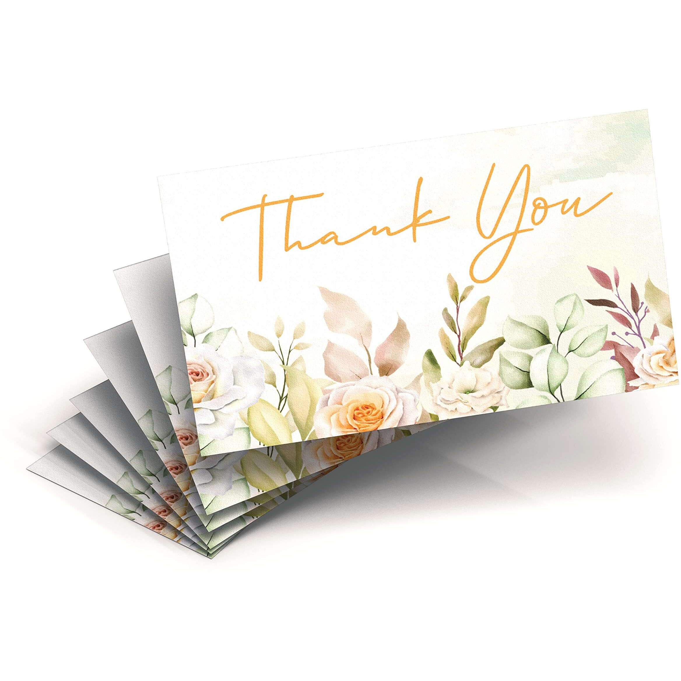 Clickedin - 50 Pieces Multi Occasion Thank You Greeting Cards and Tags