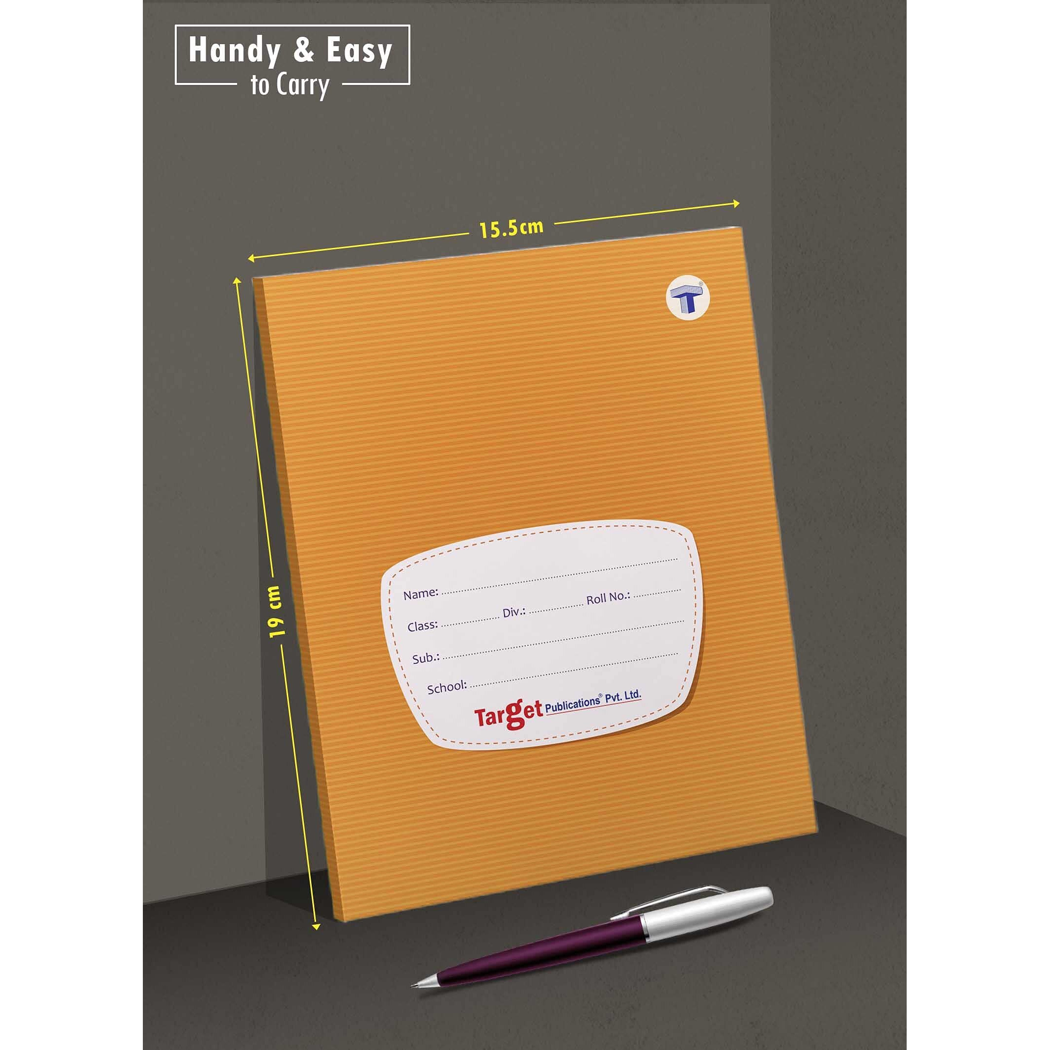 Both Sides Blank Small Notebooks for Kids and Students | 76 Plain Unruled Pages | Hard Bound Cover | 15.5 cm x 19 cm Approx | Pack of 6 Books | for Children School and Office Use | GSM 57