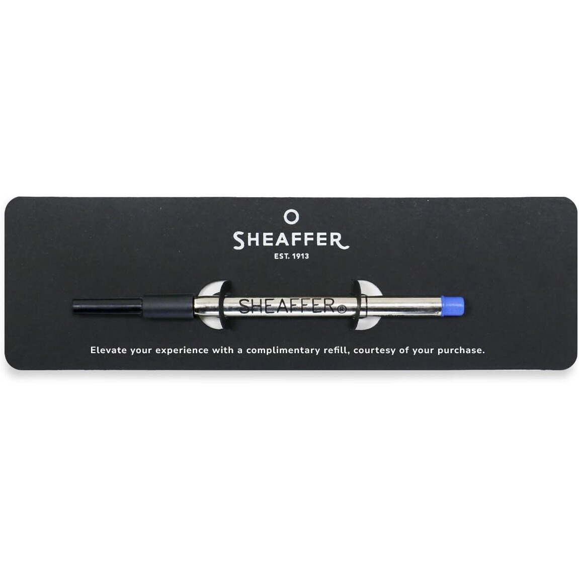 Sheaffer Pen Sentinel E321 Blue Barrel Brushed Chrome Cap & Chrome Trim Ballpoint Pen Combo Pack