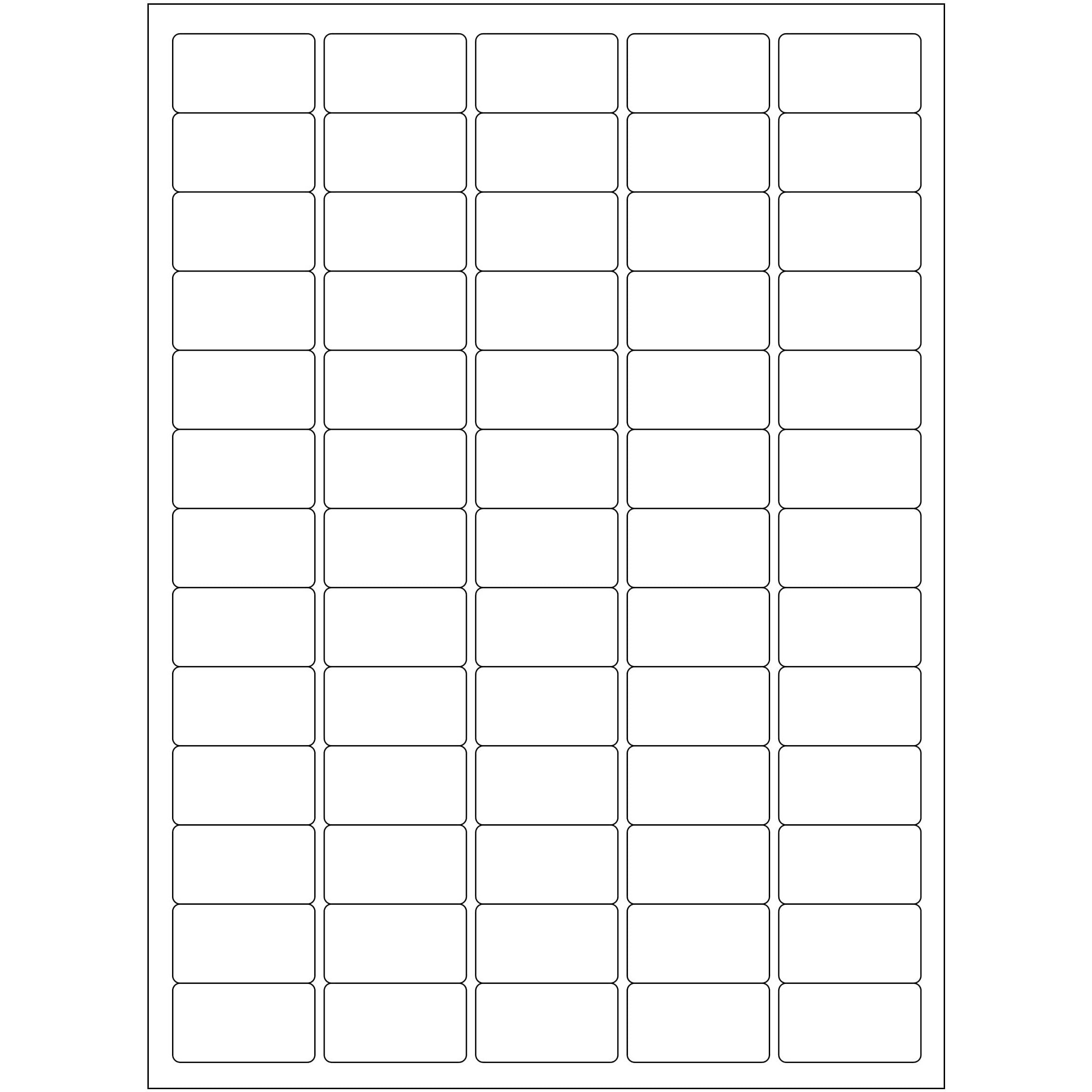 True-Ally A4 Size White Self Adhesive Label/Sticker for Printer (Inkjet/Copier/Laser) - 65 Sticker Per Sheet - 40 Sheets Pack (A4ST65-40 Sheets)