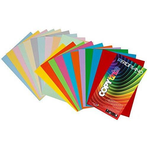 Fabriano Brustro Copy Tinta A4 Assorted Bright & Soft Combo Pack, 80 Sheets (4 Sheets Each Of 10 Bright Colours & 10 Soft Colours)