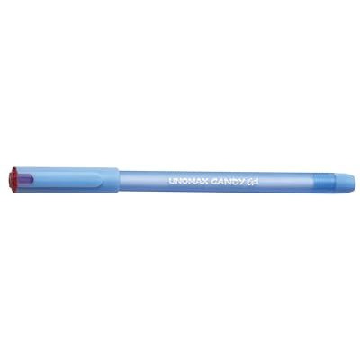 Unomax Candy Gel Pen Pack of 20 (Blue) |Professional Ergonomic Design for Daily Use, Exam-Friendly | Budget-Friendly, Pocket-Friendly, Ultra-Fine, Ergonomic Design