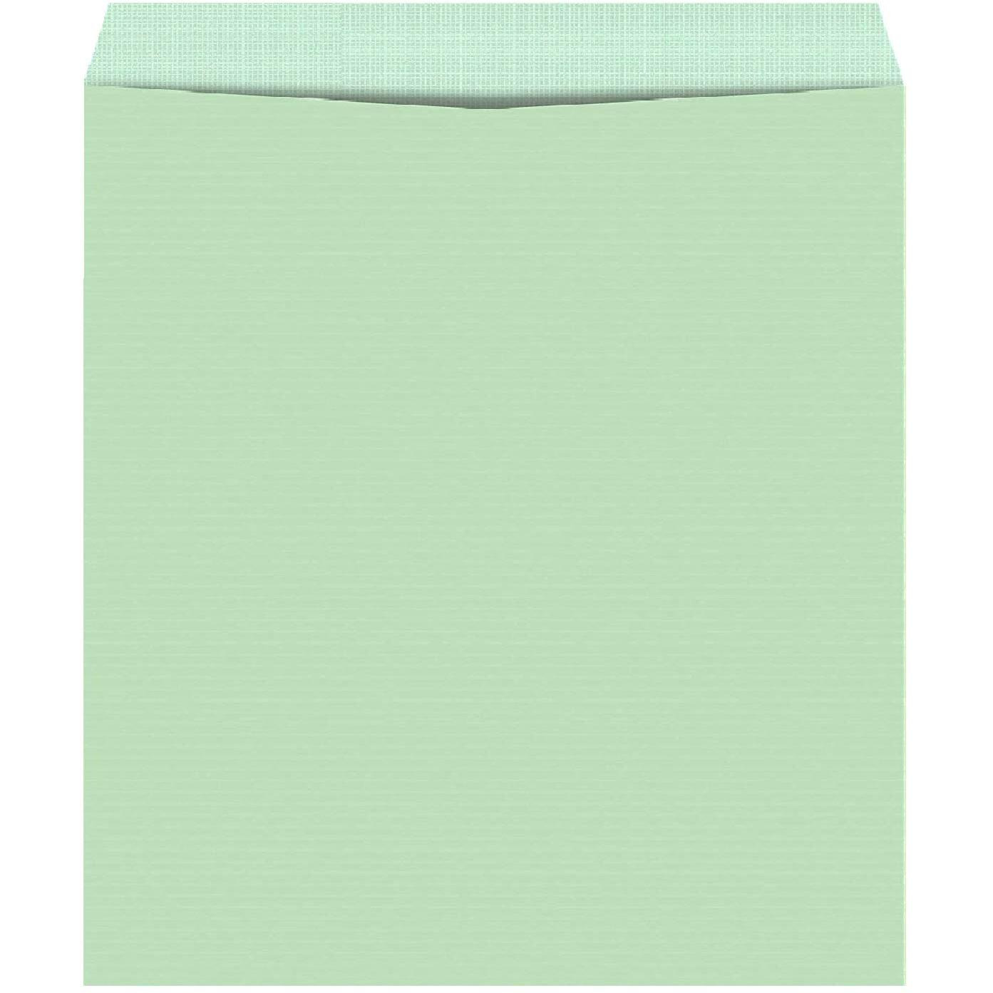 Cubic 12&quotX10" Clothline Envelope, Pack of 50 (Green)
