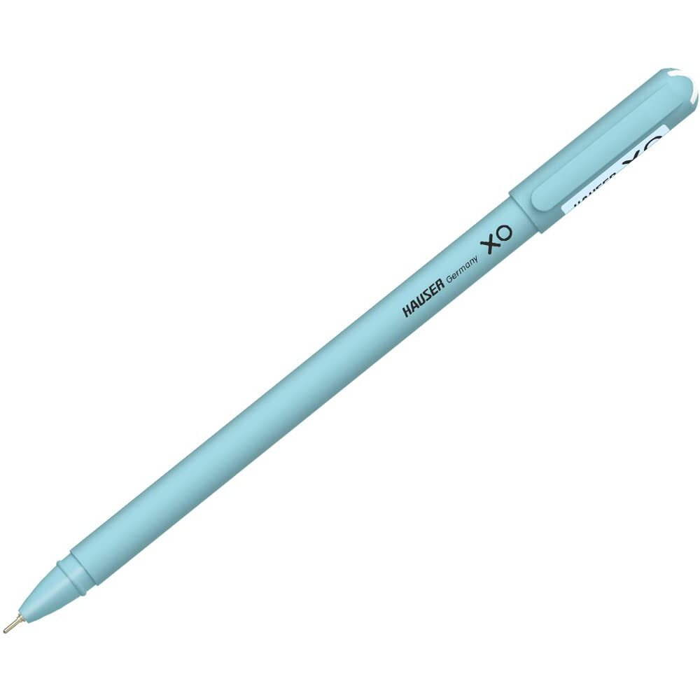 Hauser XO 0.7mm Ball Pen Tumbler | Sleek Body & Minimalistic Design | Matt Finish & Solid Body Type | Low Viscosity Ink With Ultra Durable Tip | Blue, Black & Red Ink, of 50 Pens