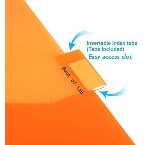 True-Ally A4 Binder Index Divider (10 Insertable tab Sheets) - Separators for Box Files, Lever Arch Files, Binders - A4 Size - Multicolor Tabs (Pack of 2 (Total 20 Sheets))
