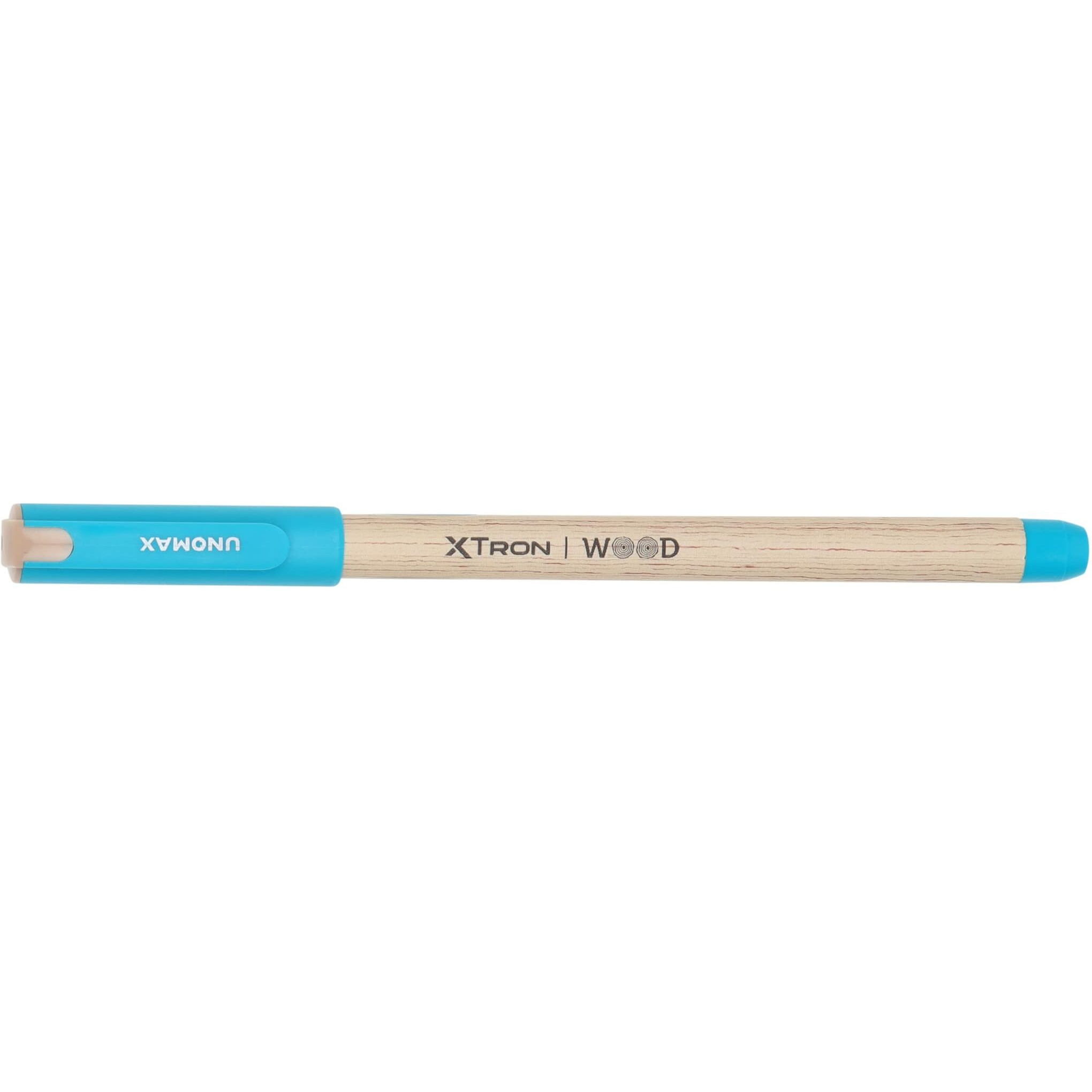 Unomax Xtron Wood Ballpen (20 Unit Hanger) | 10 Blue & 10 Black | Wooden Finish | Precision 0.7mm Tip | Jet Ink Technology | Comfort Grip | Perfect for Professionals, Students, and Everyday Use