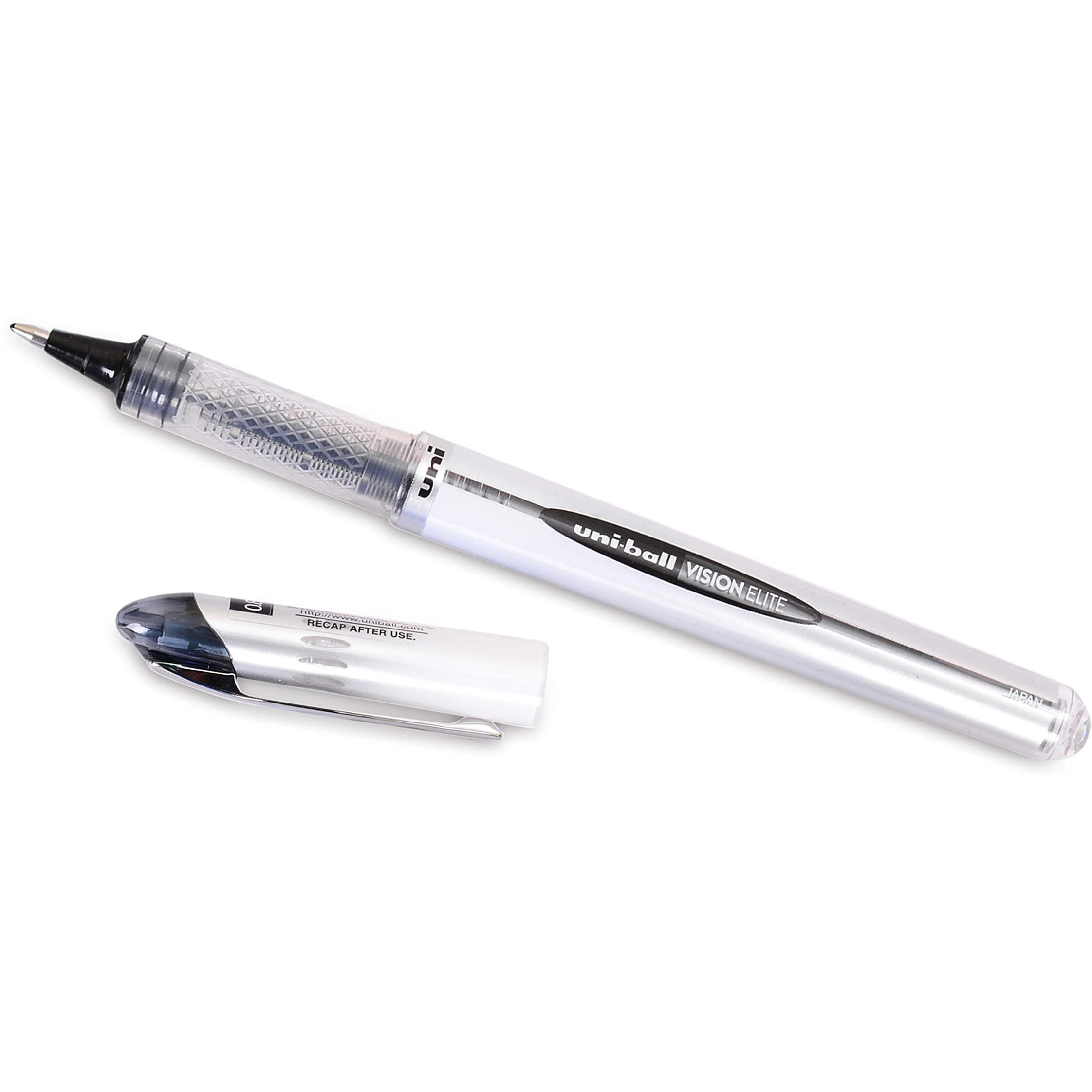 UNI-BALL Vision UB-200 0.8mm Roller Pen | Black Ink, Pack of 1