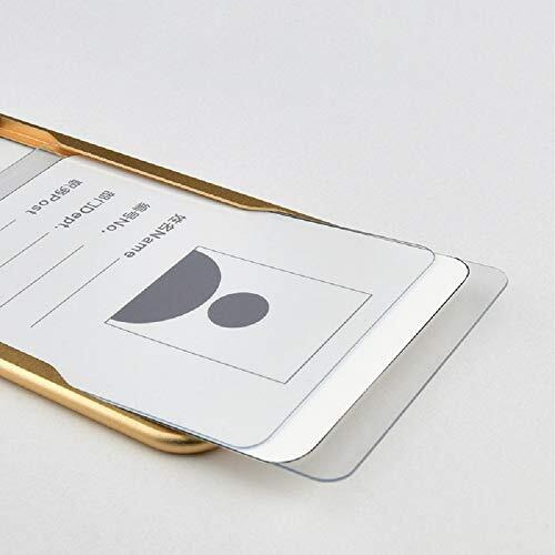 WHNOATOC id card holder for office,id card holder for women,Golden id card holder for men stylish,id card holder for school student,id card holder for office steel,office id card covers holders (Golden) PACK OF 3