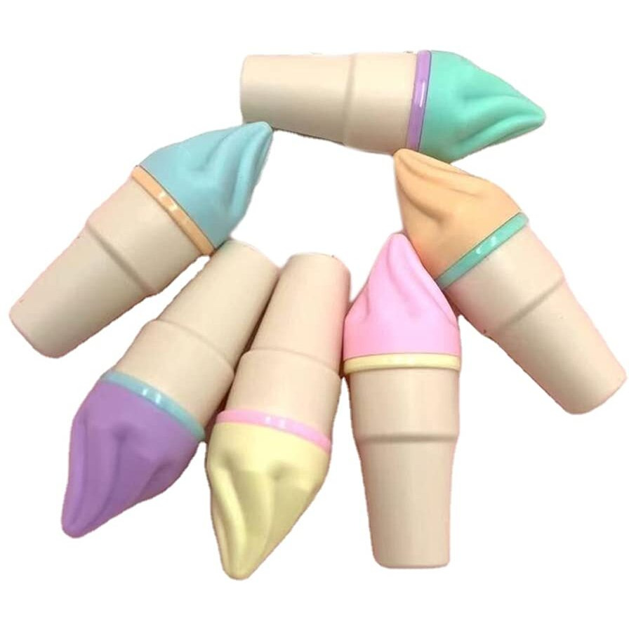 Ayat Retail Ice-cream Designer Highlighter Fine Grip Marker, Pack of 6